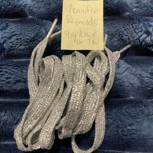 Golden goose silver laces 130 cm